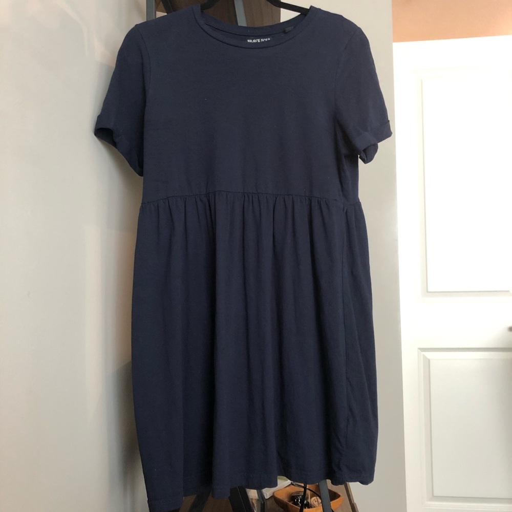 Dark blue babydoll dress